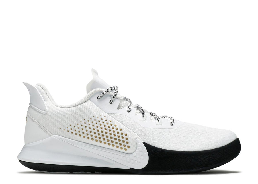 Nike Mamba Fury White Metallic Gold