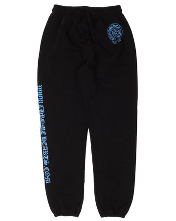 Chrome Hearts Online Exclusive Sweatpants Black/Blue (WORN)