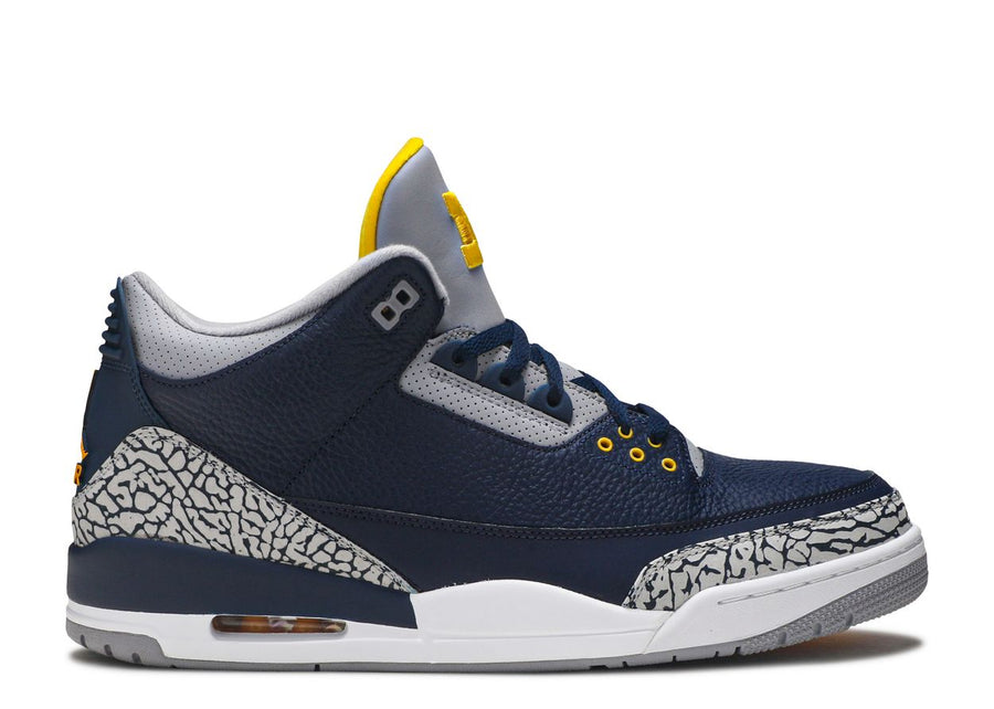 Jordan 3 Retro Michigan PE (WORN)