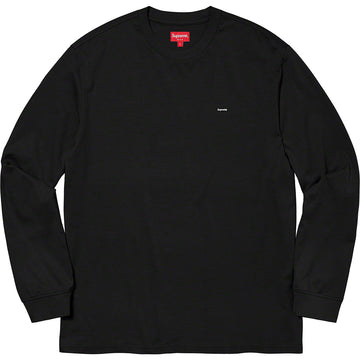 Supreme Small Box L/S Tee Black