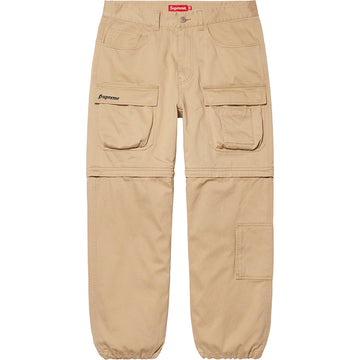 Supreme Zip-Off Utility Pant Khaki (WORN)