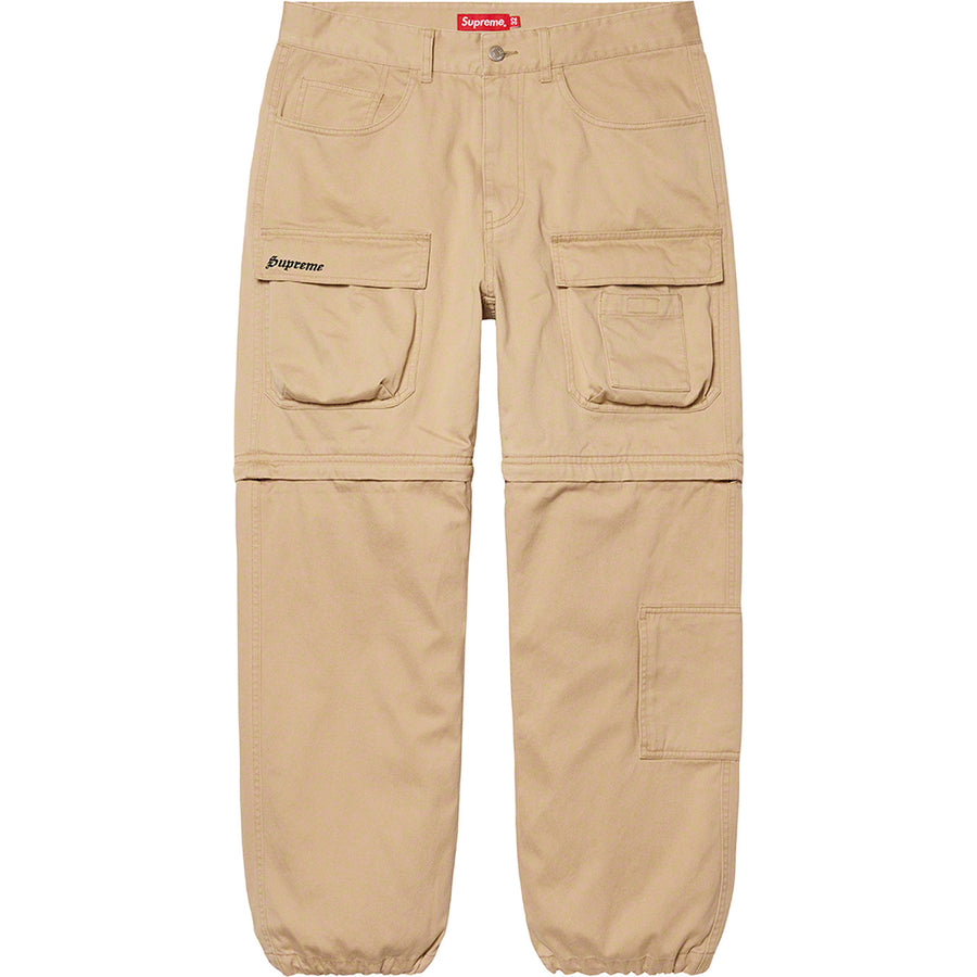 Supreme Zip-Off Utility Pant Khaki (WORN)