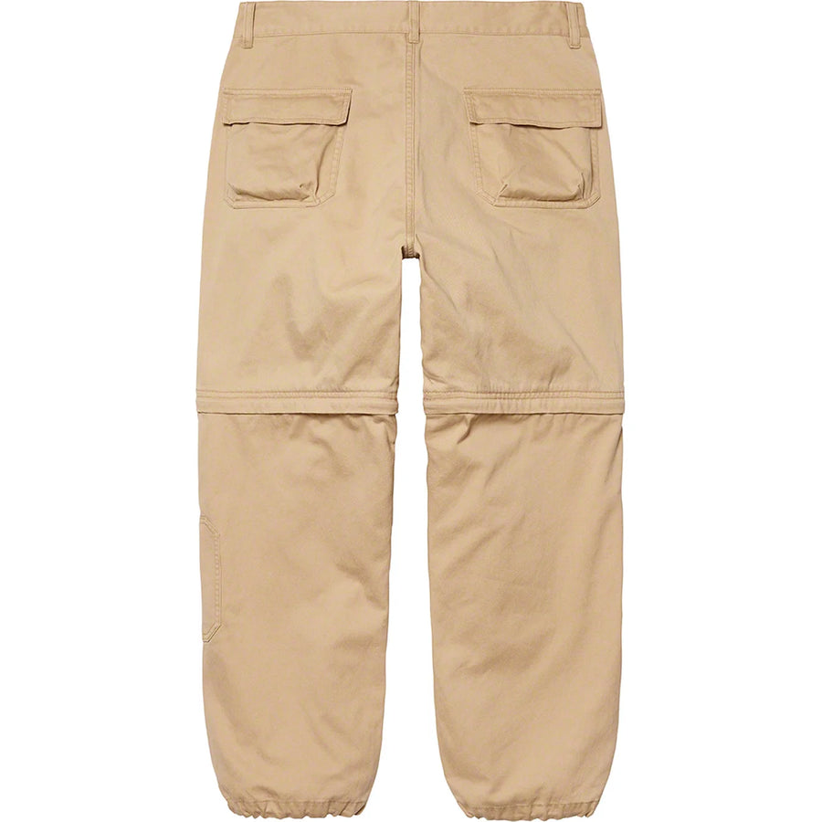 Supreme Zip-Off Utility Pant Khaki (WORN)