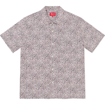 Supreme Leopard Silk S/S Shirt Pink (WORN)