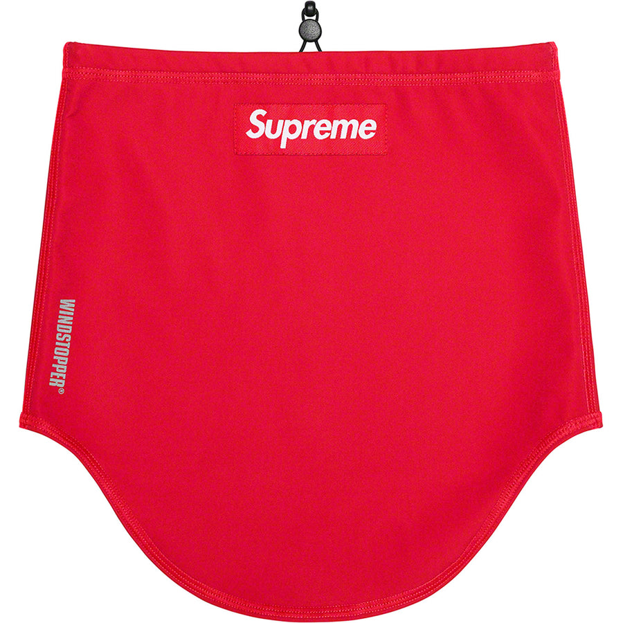 Supreme WINDSTOPPER Neck Gaiter (FW22) Red