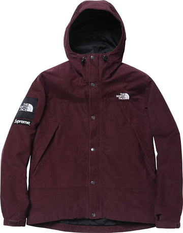 Supreme The North Face Corduroy Mountain Shell Jacket Burgundy (WORN)