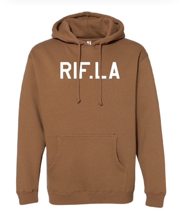 RIF LA Classic Hoodie Saddle  Brown