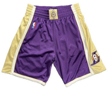 Mitchell & Ness Kobe Bryant Lakers Hall Of Fame Shorts Purple (WORN)