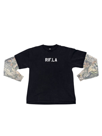 RIF ‘Duck Hunter’ Woodland Camo Longsleeve Tee