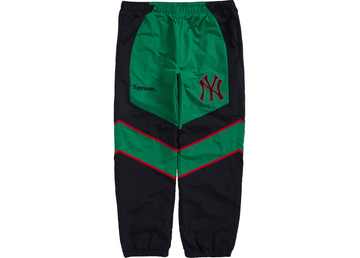 Supreme x New York Yankees Track Pant Green (WORN)