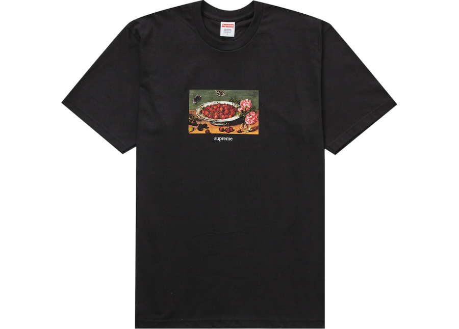 Supreme Strawberries Tee Black