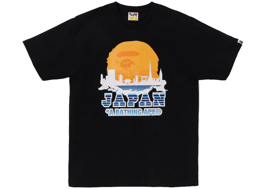 BAPE Japan Silhouette Tee Black