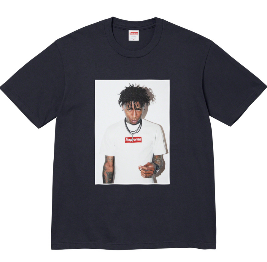 Supreme NBA Youngboy Tee Navy (WORN)