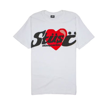 Stussy x CPFM Heart T-shirt White