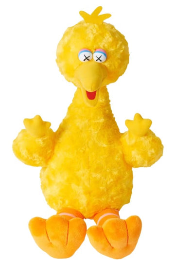 KAWS Sesame Street Uniqlo Big Bird Plush Toy Yellow