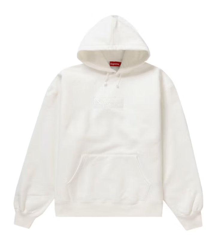 Supreme Box Logo Hooded Sweatshirt (FW23) White