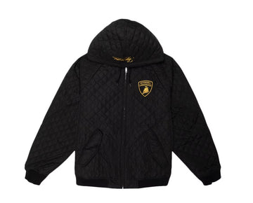 Supreme Automobili Lamborghini Hooded Work Jacket Black