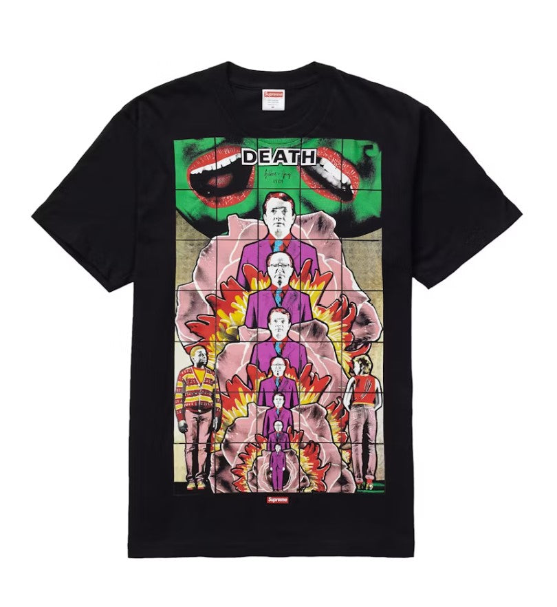 Supreme Gilbert & George DEATH Tee Black