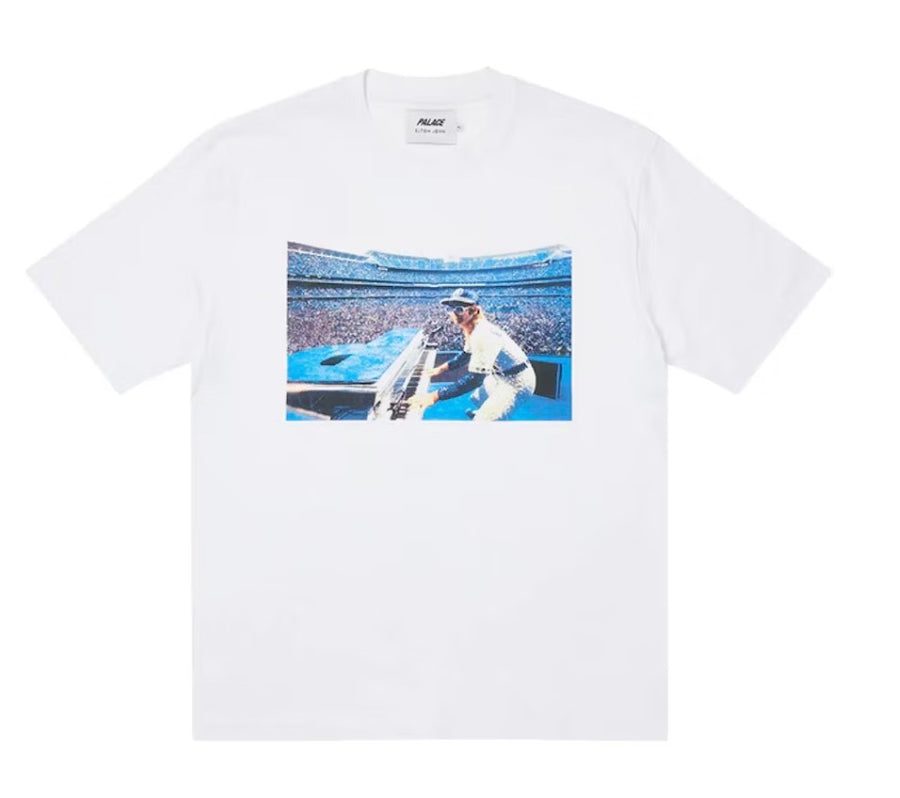 Palace Elton John P-iano T-shirt White