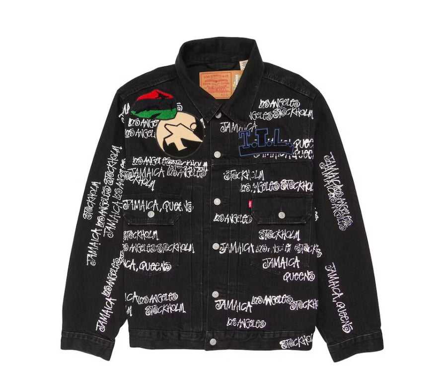 Stussy x Denim Tears x Our Legacy TTL Denim Jacket Black