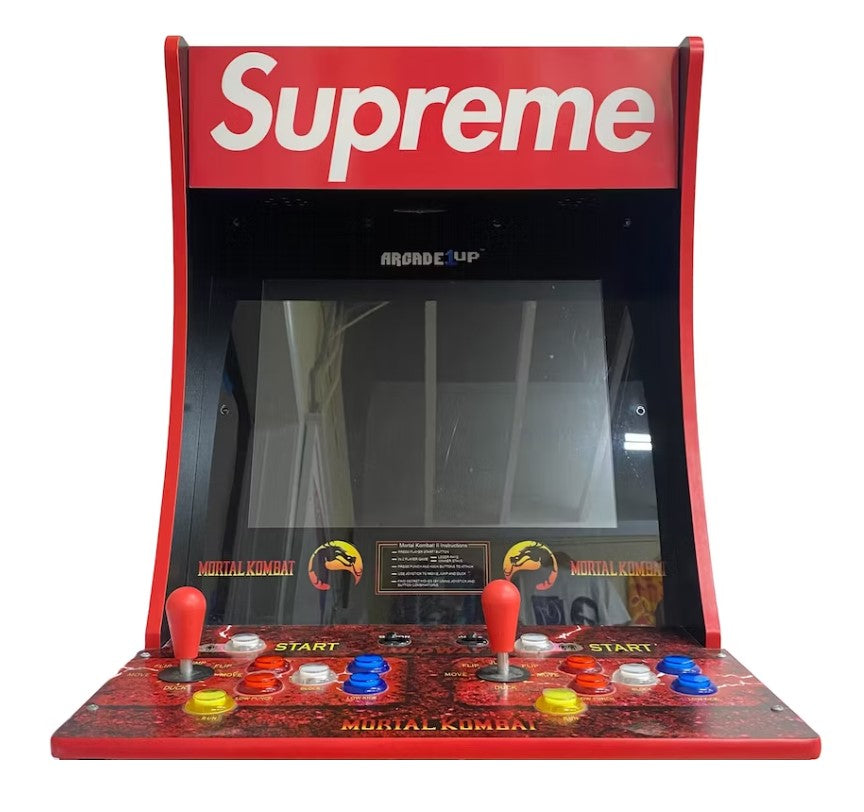 Arcade1UP x Supreme Mortal Kombat Arcade Machine