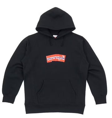 Supreme Comme Des Garcons SHIRT Box Logo Hooded Sweatshirt Black