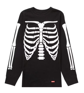 Supreme Hanes Bones Thermal Crew (1 Pack) Black