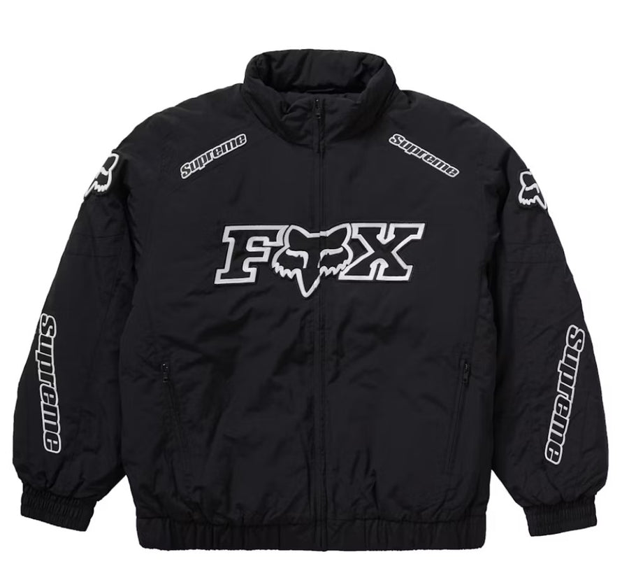 Supreme Fox Racing Puffy Jacket Black