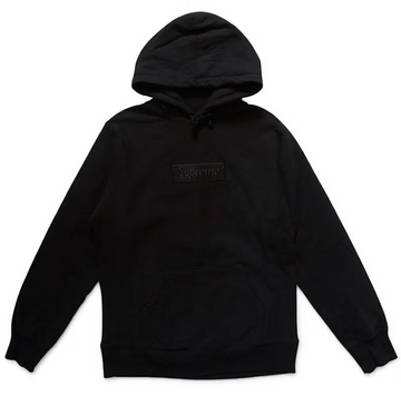 Supreme Box Logo Hooded Sweatshirt Black (WORN)