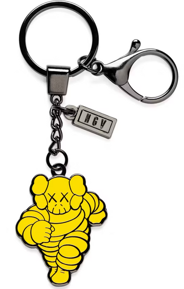 KAWS Chum Keyring Yellow