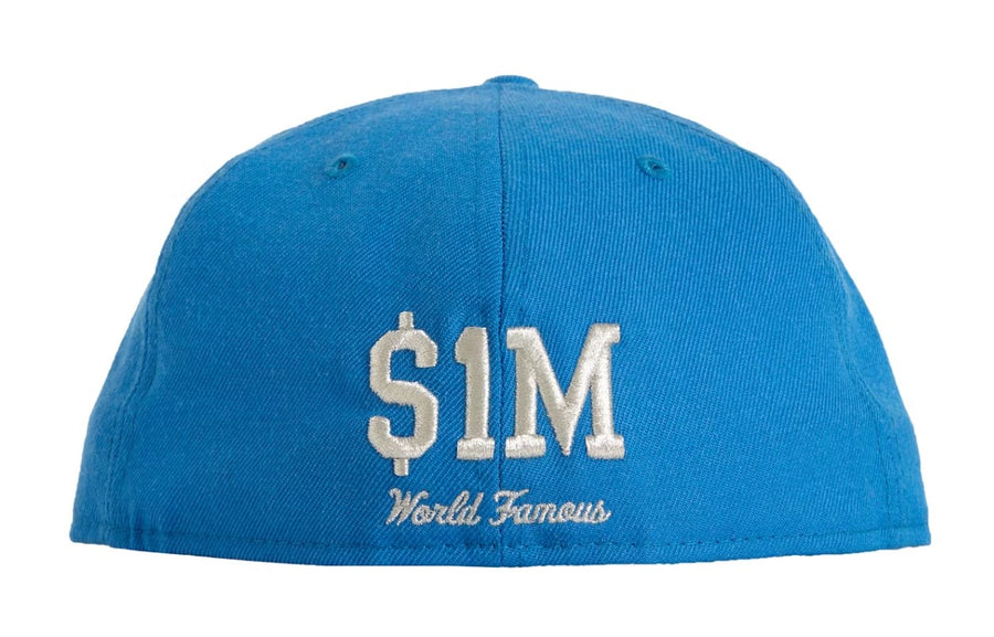 Supreme $1M Metallic Box Logo New Era Light Blue