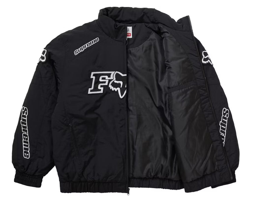 Supreme Fox Racing Puffy Jacket Black