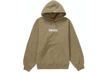 Supreme Box Logo Hooded Sweatshirt (FW23) Dark Sand