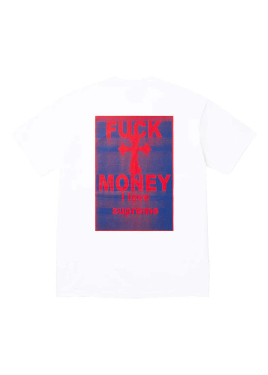 Supreme Fuck Money Tee White