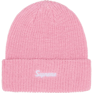 Supreme Loose Gauge Beanie (FW24) Pink