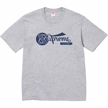 Supreme Records Tee Heather Grey