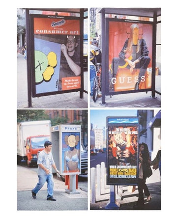 KAWS Bus Stop Postcard Set Multi (Set of 4)