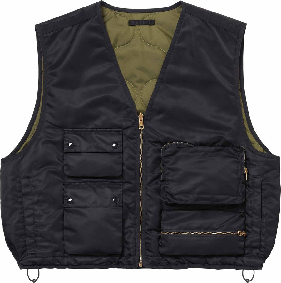 Supreme 2-in-1 MA-1 + Vest Black (WORN)