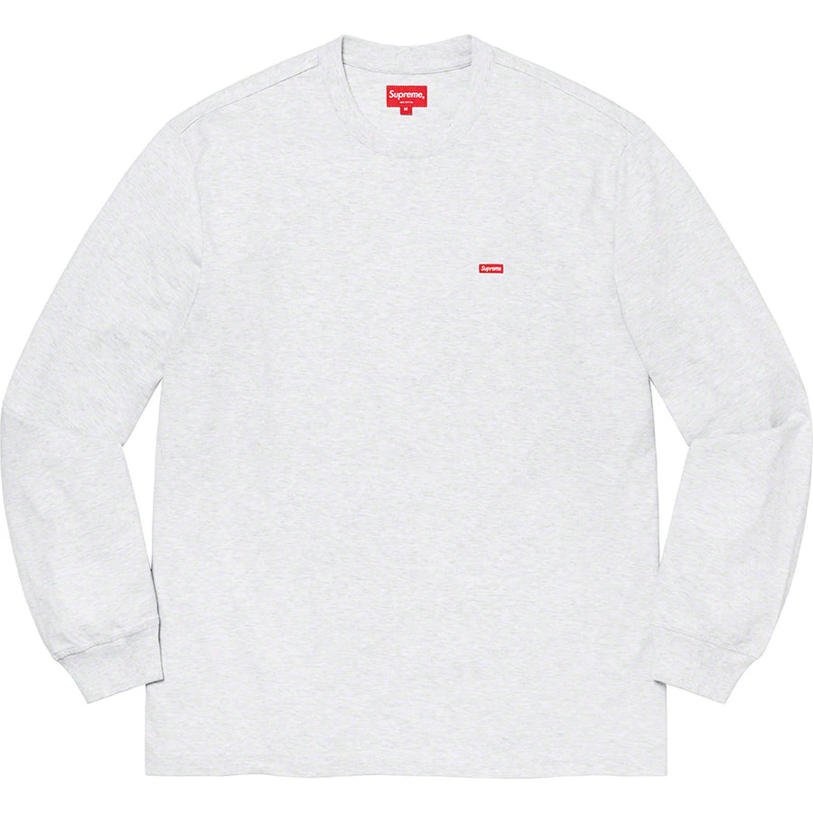 Supreme Small Box L/S Tee Heather Grey