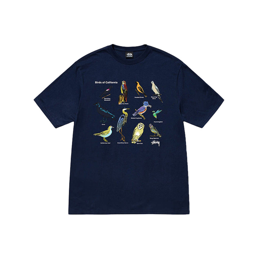 Stussy California Birds Tee Navy