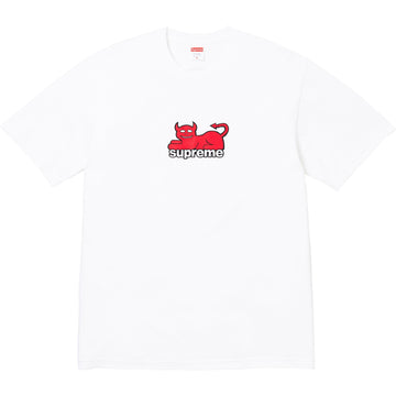 Supreme Toy Machine Devil Cat Tee White