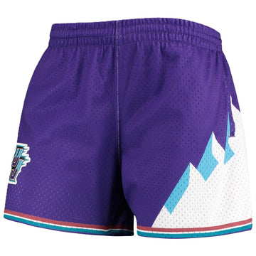 Mitchell & Ness Women's Utah Jazz Jump Shot Shorts Purple (WORN)