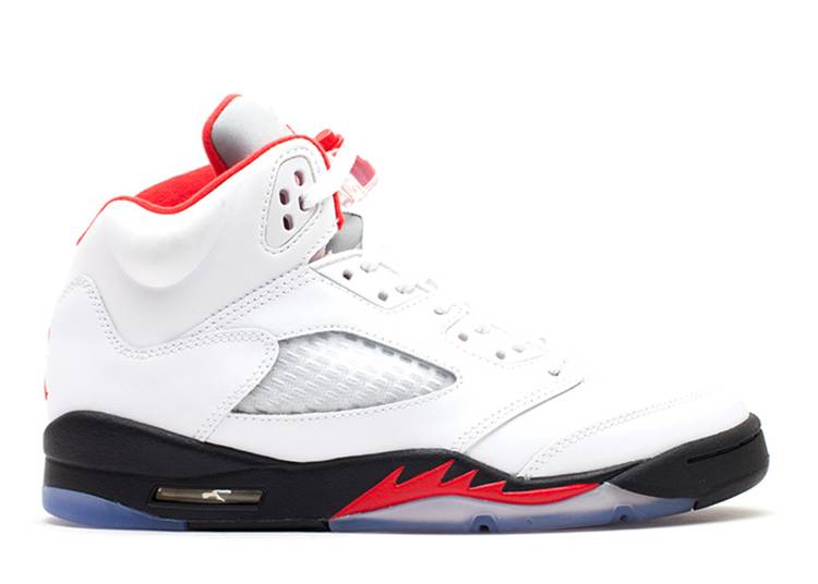 Jordan 5 Retro Fire Red 2013 (GS) (WORN)