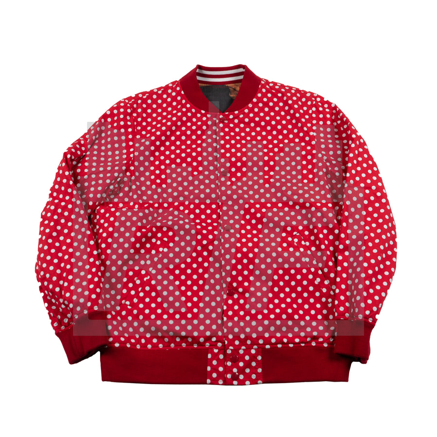 Supreme x Comme Des Garçons SHIRT Reversible Varsity Baseball Jacket (S/S14) Red