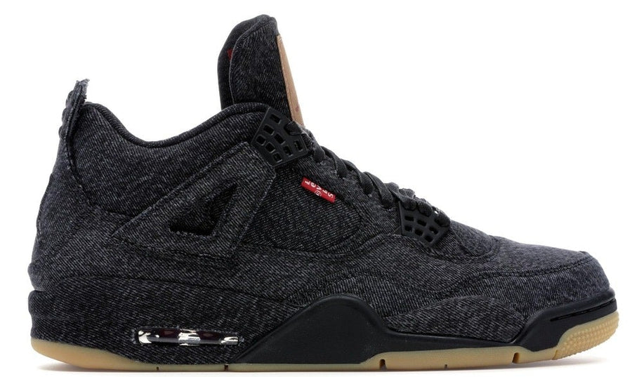 Jordan 4 Retro Levi's Black (WORN)