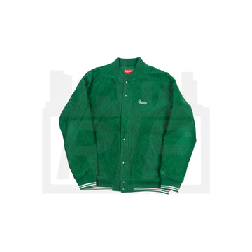Corduroy Varsity Jacket Green (WORN)