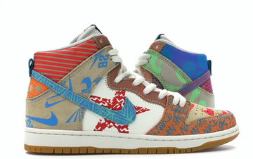 Nike SB Dunk High Thomas Campbell What the Dunk (WORN)