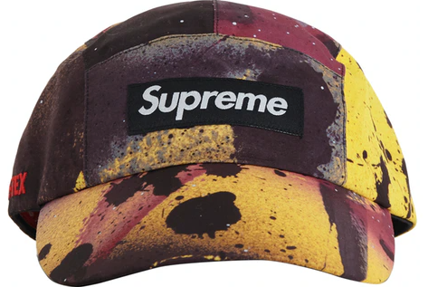 Supreme GORE-TEX Long Bill Camp Cap Rammellzee Yellow