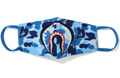 BAPE ABC Camo Shark Mask (SS20) Blue