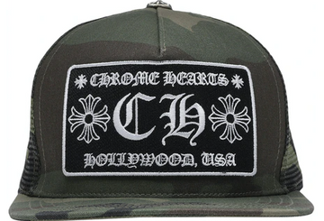 Chrome Hearts CH Hollywood Trucker Hat Camo